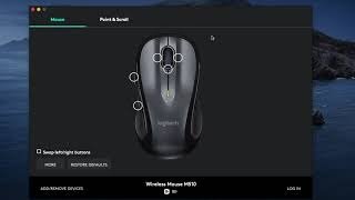 Configure Logitech mouse to work as a trackpad for Mac OS